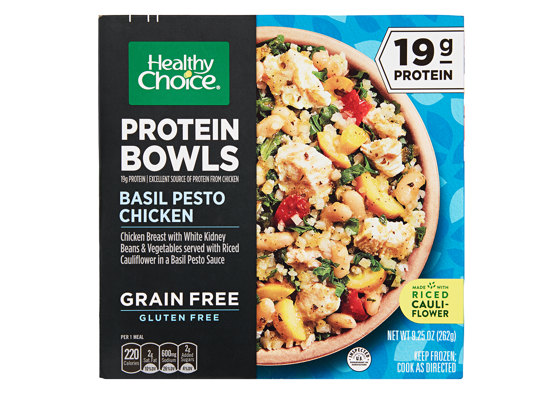 Healthy Choice Protein Bowls Basil Pesto Chicken