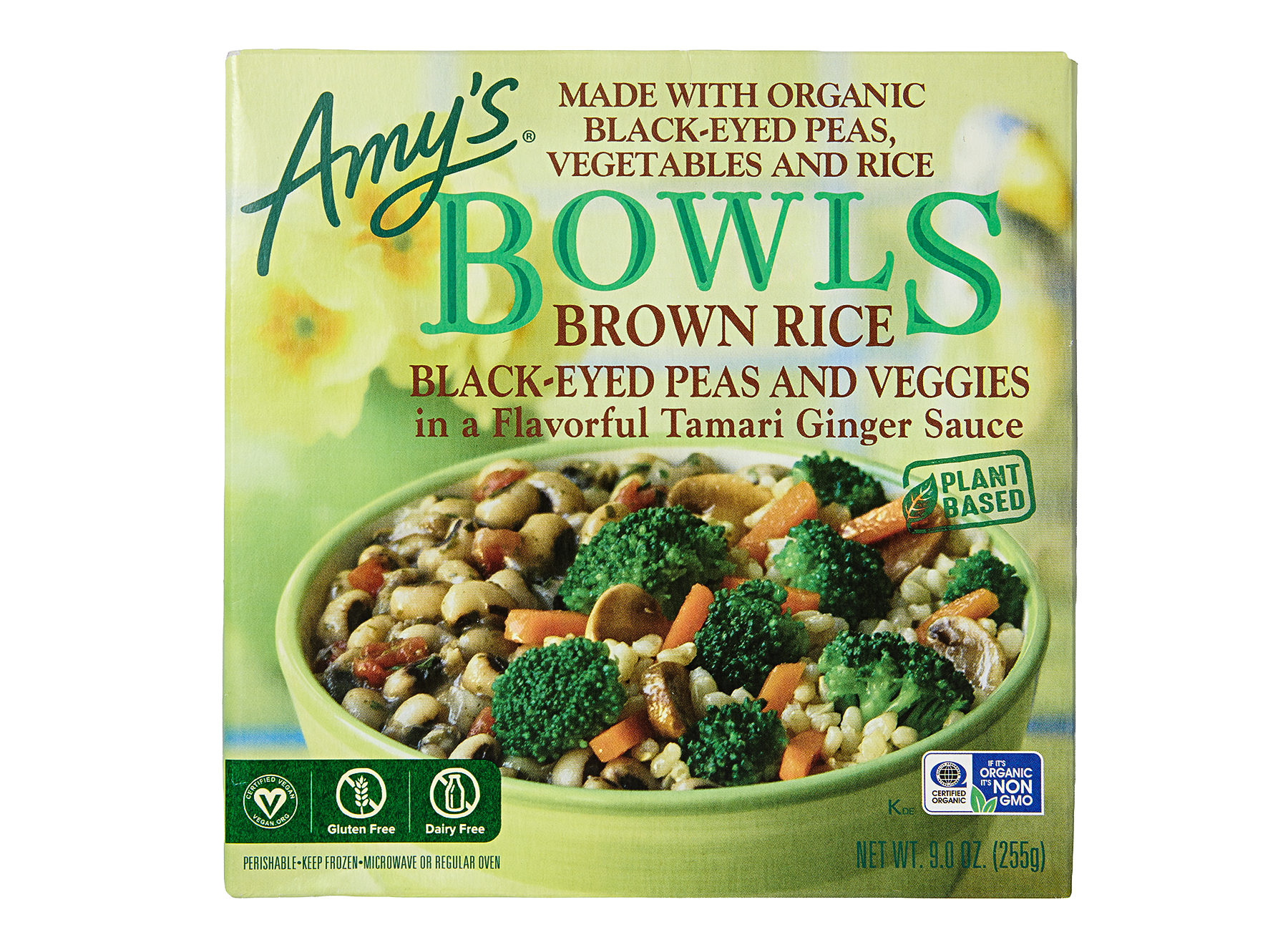 Amy's Bowls Brown Rice Black-Eyed Peas and Veggies
