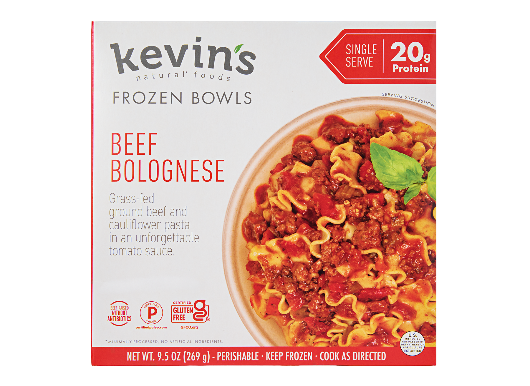 Kevin's Natural Foods Beef Bolognese