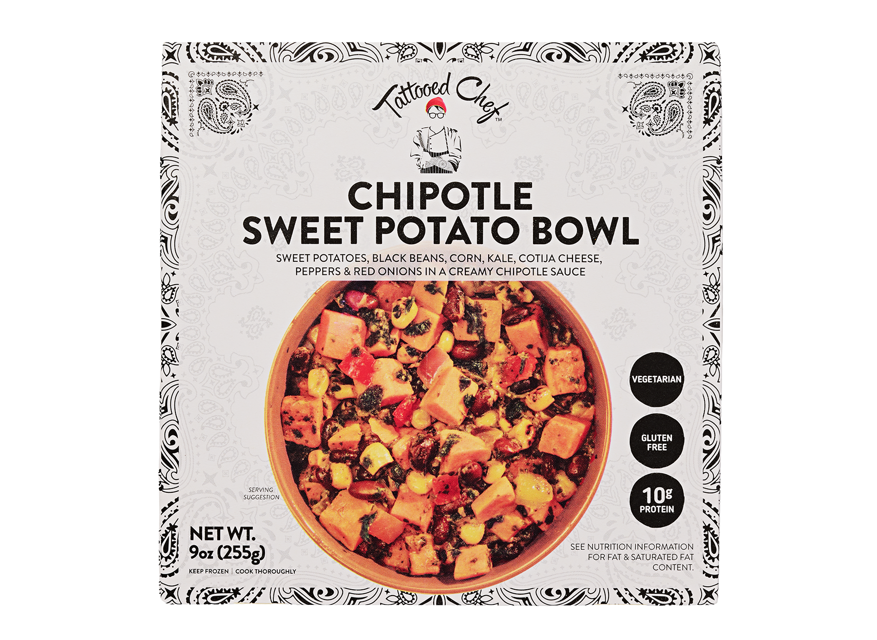 Tattooed Chef Chipotle Sweet Potato Bowl