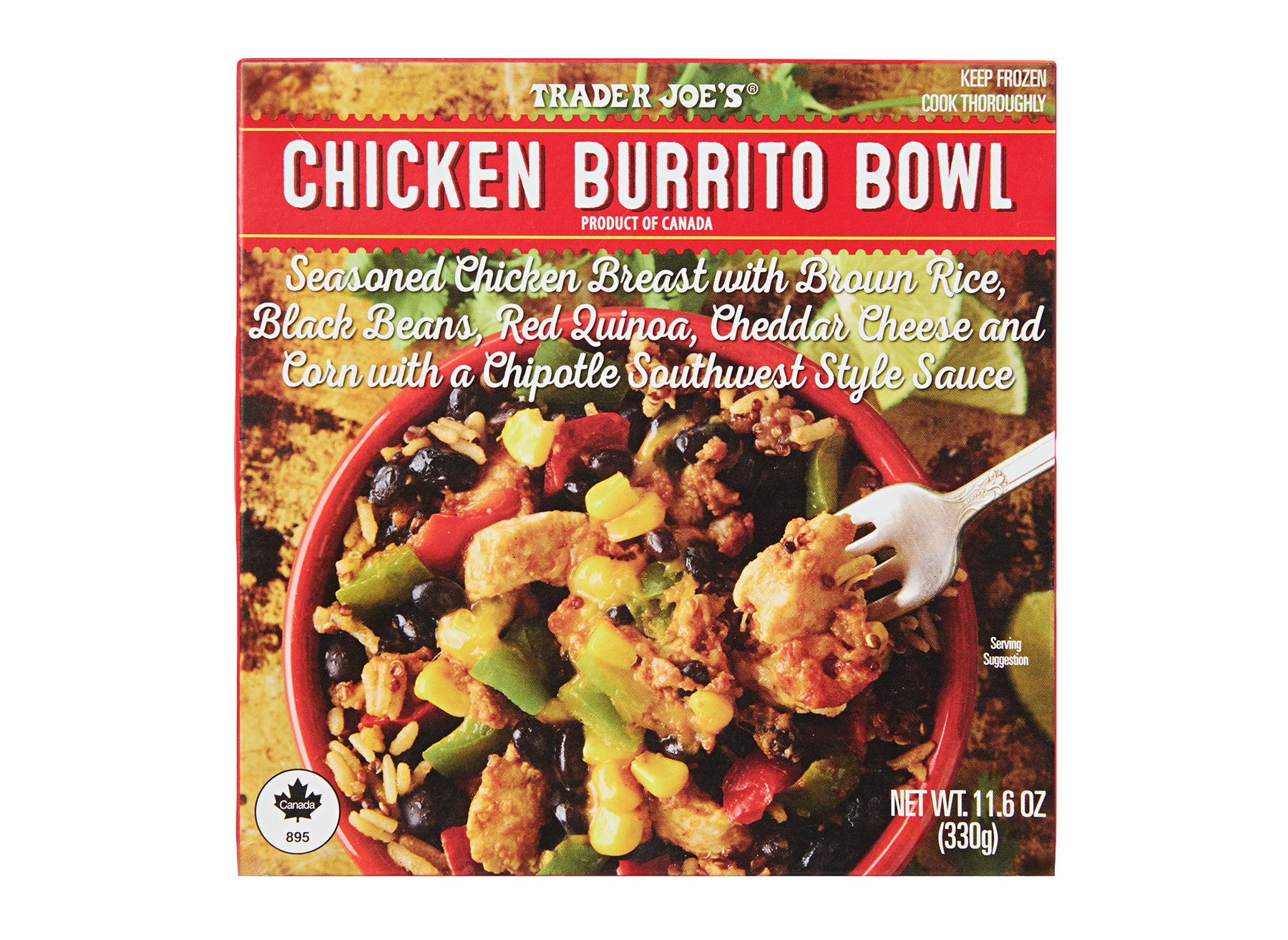 Trader Joe's Chicken Burrito Bowl