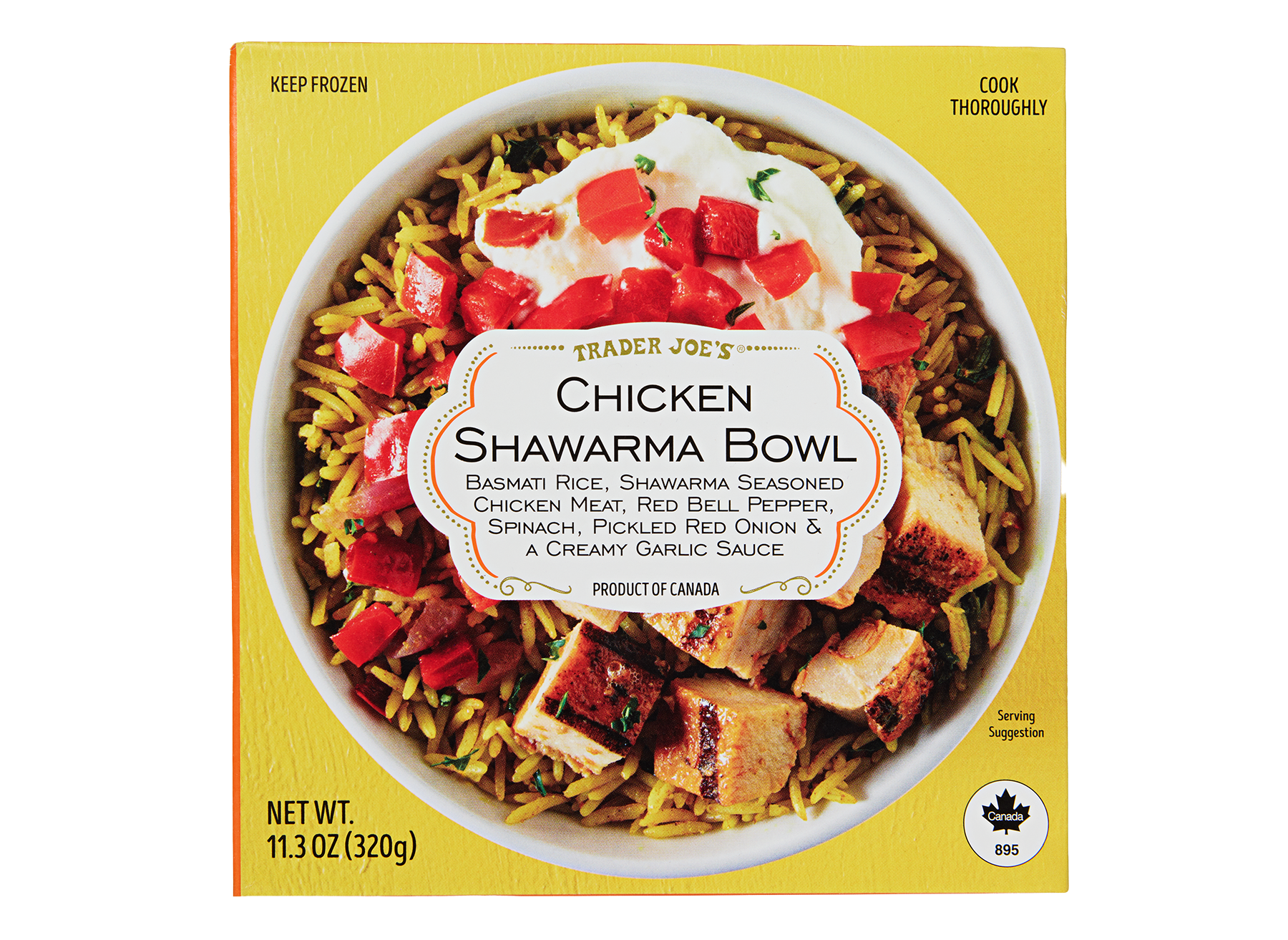 Trader Joe's Chicken Shawarma Bowl