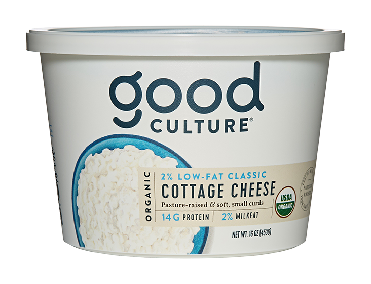 Good Culture Organic 2% Low-Fat Classic Small Curd Cottage Cheese