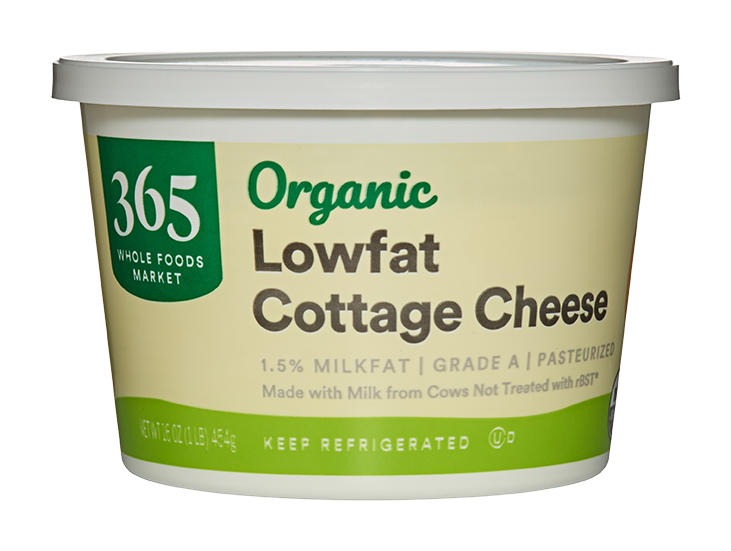 365 Whole Foods Market Organic Lowfat 1.5% Milkfat Cottage Cheese