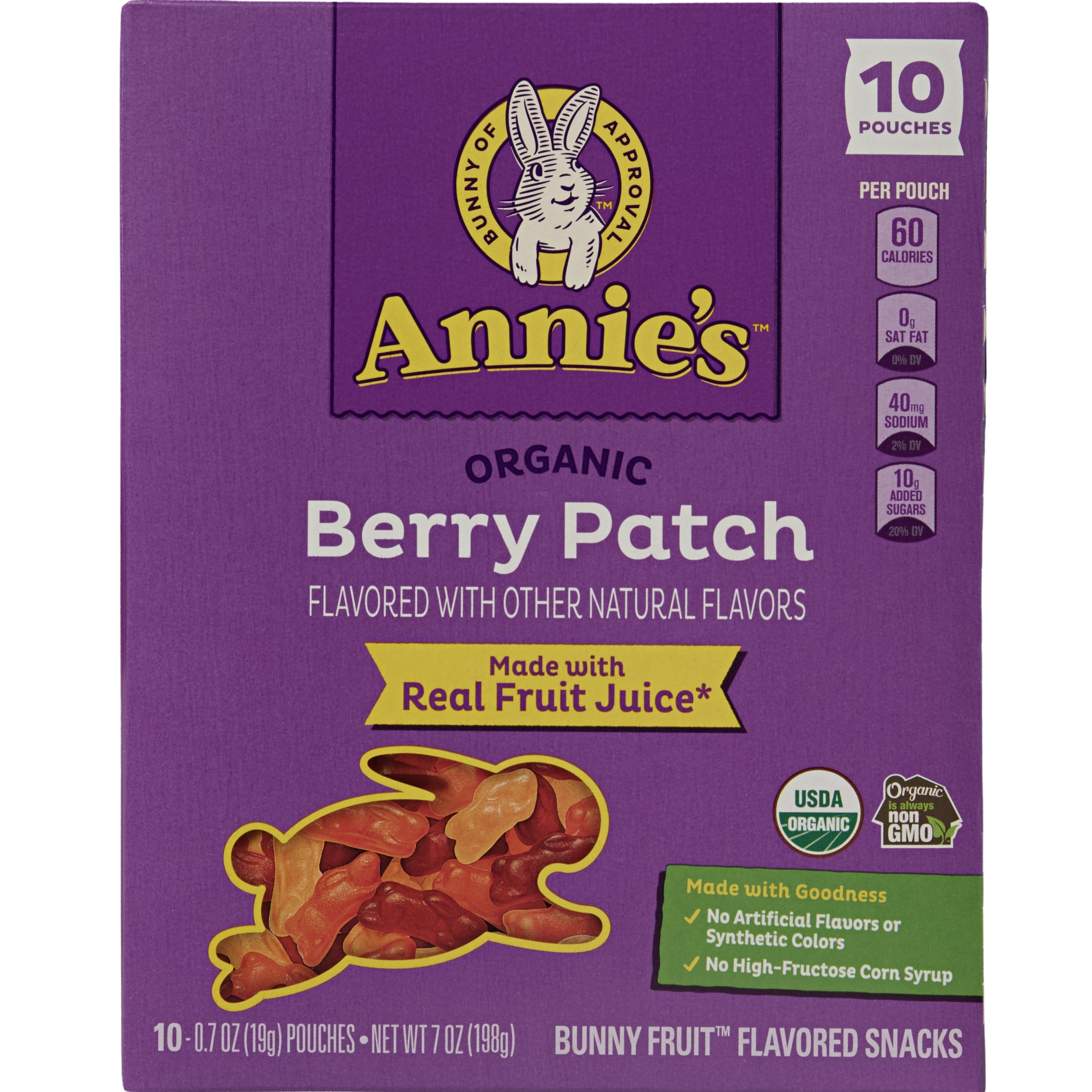 Annie&rsquo;s Organic Fruit Snacks, Berry Patch package