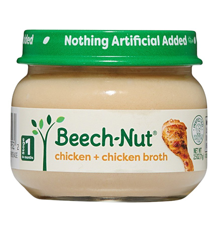Beech-Nut Stage 1 Chicken & Chicken Broth package