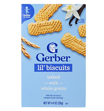 Gerber Graduates Toddler Lil' Biscuits package