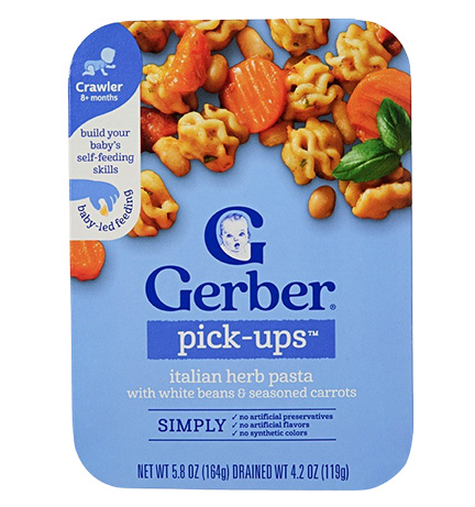 Gerber Pick-Ups Italian Herb Pasta package