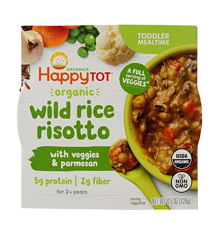 Happy Tot Organic Wild Rice Risotto package