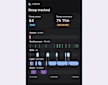 Screen grab of sleep tracked in the app for the Google Fitbit Air.