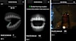 Screenshots from Dyson Camerajet app showing image of teeth, image of Jodhaira Rodriguez