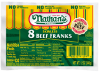 Nathan's Famous Skinless Beef Franks