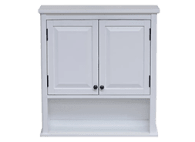 Alaterre Furniture Wall-Mounted Bath Storage Cabinet 