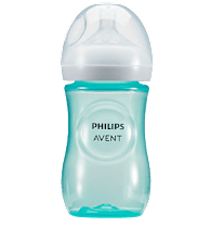 Philips Avent Natural Baby Bottles with Natural Response Nipples, 4-Pack