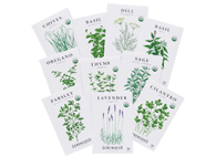 Sereniseed Certified Organic Herb Seeds (10-Pack)