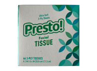 Presto! Ultra-Soft Facial Tissue