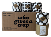 Who Gives A Crap 100% Bamboo Toilet Paper, 24 Rolls