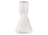 CB2 Aleric Ribbed Glass Carafe and Cup