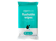 Amazon Basics Flushable Wipes