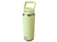Yeti Rambler Water Bottle With Color-Matched Straw Cap