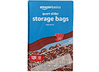 Amazon Basics Quart Slider Storage Bags
