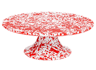 Crow Canyon Home Splatter Enamelware Cake Stand