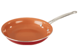Red Copper nonstick frying pan