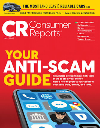 Consumer Reports Magazine March 2025 Cover