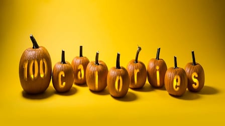 What 100 Calories of Pumpkin Spice Foods Looks Like