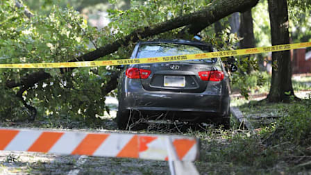 Car Damage from a Storm