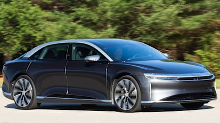 2022 Lucid Air Grand Touring driving