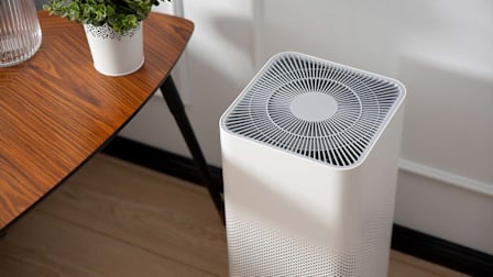 Air purifier in a home.