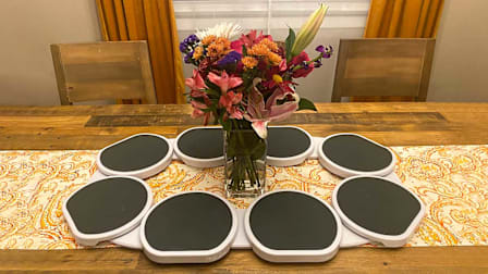 Lazy Susan revolution on a tablescape
