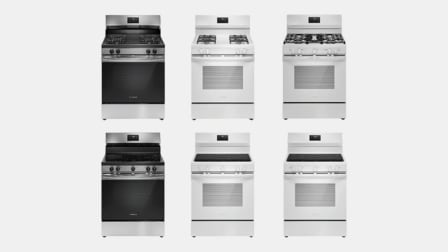 Numerous recalled Frigidaire ranges.