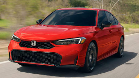 2025 Honda Civic Hybrid sedan driving
