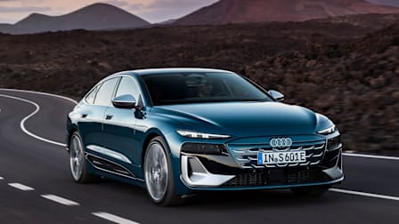 2026 Audi A6 S6 E-Tron driving