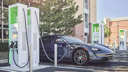 Electrify America charging Porsche