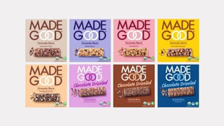 MadeGood granola bars recalled.