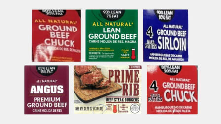 Recalled Cargill Meat Solutions Ground Beef Products Due to Possible E. coli