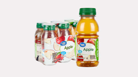 Great Value; 8oz Apple Juice in 6 pack