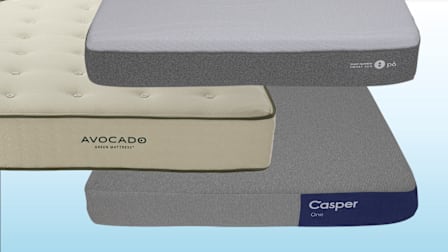 Sleep Number p6 smart bed mattress, Avocado Green mattress, Casper one mattress