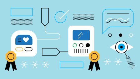 An illustration showing the process of checking claims on home health products