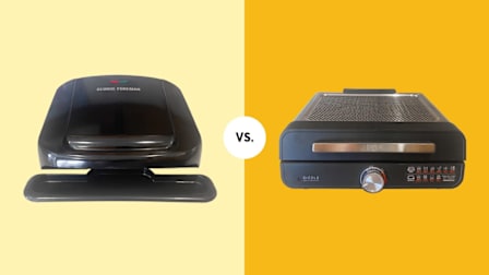 George Foreman and Ninja indoor grills