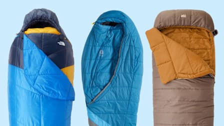 North Face, Sierra Designs, REI sleeping bags