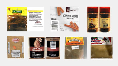 FDA testing found that these ground-cinnamon products have elevated levels of lead.