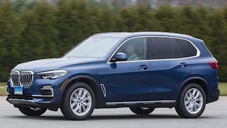 2019 BMW X5 driving at the CR Auto Test Center