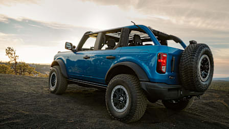 2023 Ford Bronco, rear, top down