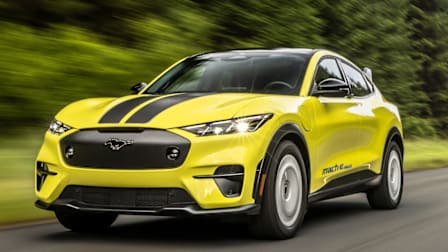 2025 Ford Mustang Mach-E Rally driving