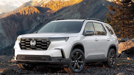 2025 Honda Pilot Black Edition in the mountains
