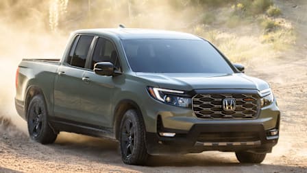 2026 Honda Ridgeline TrailSport driving in dirt